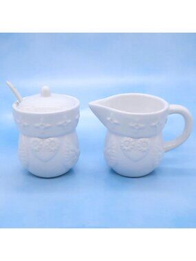 Happy Chic By Jonathan Adler Lola Sugar And Creamer Owl Set NWOB